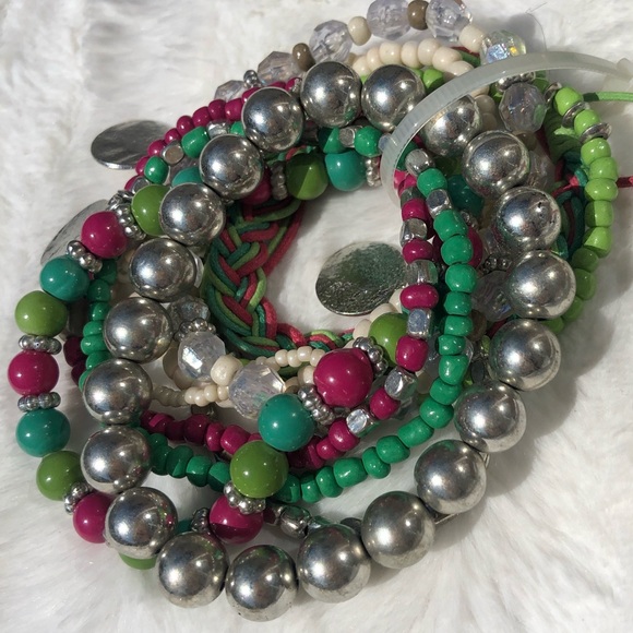 💚 Beautiful bundle of colorful fun bracelets  💚 - Picture 4 of 13